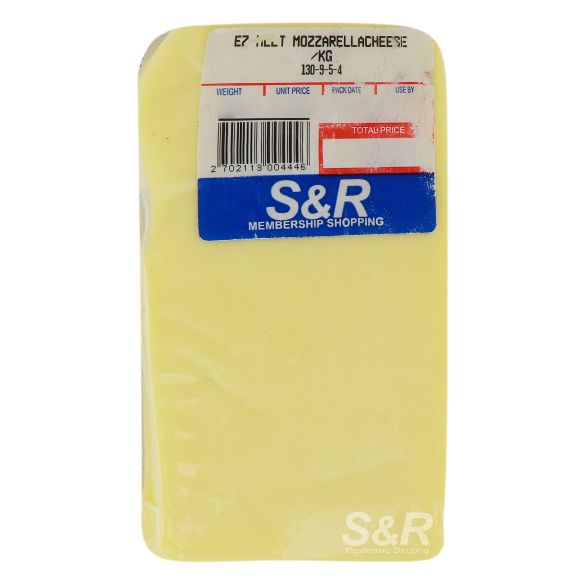 S&R EZ Melt Mozzarella Cheese approx. 2.5kg S&R EZ Melt Mozzarella Cheese approx. 2.5kg